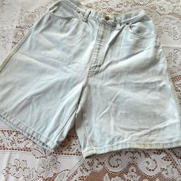 Vintage Pants - Vintage High Rise Jean Shorts 80s 90s USA made